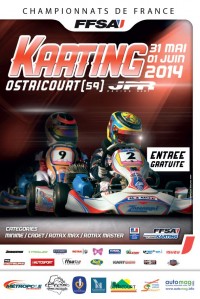 Championnat de France de Karting Rotax Max 2014 à Ostricourt