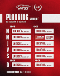 Planning semaine du 12 au 18 janvier 